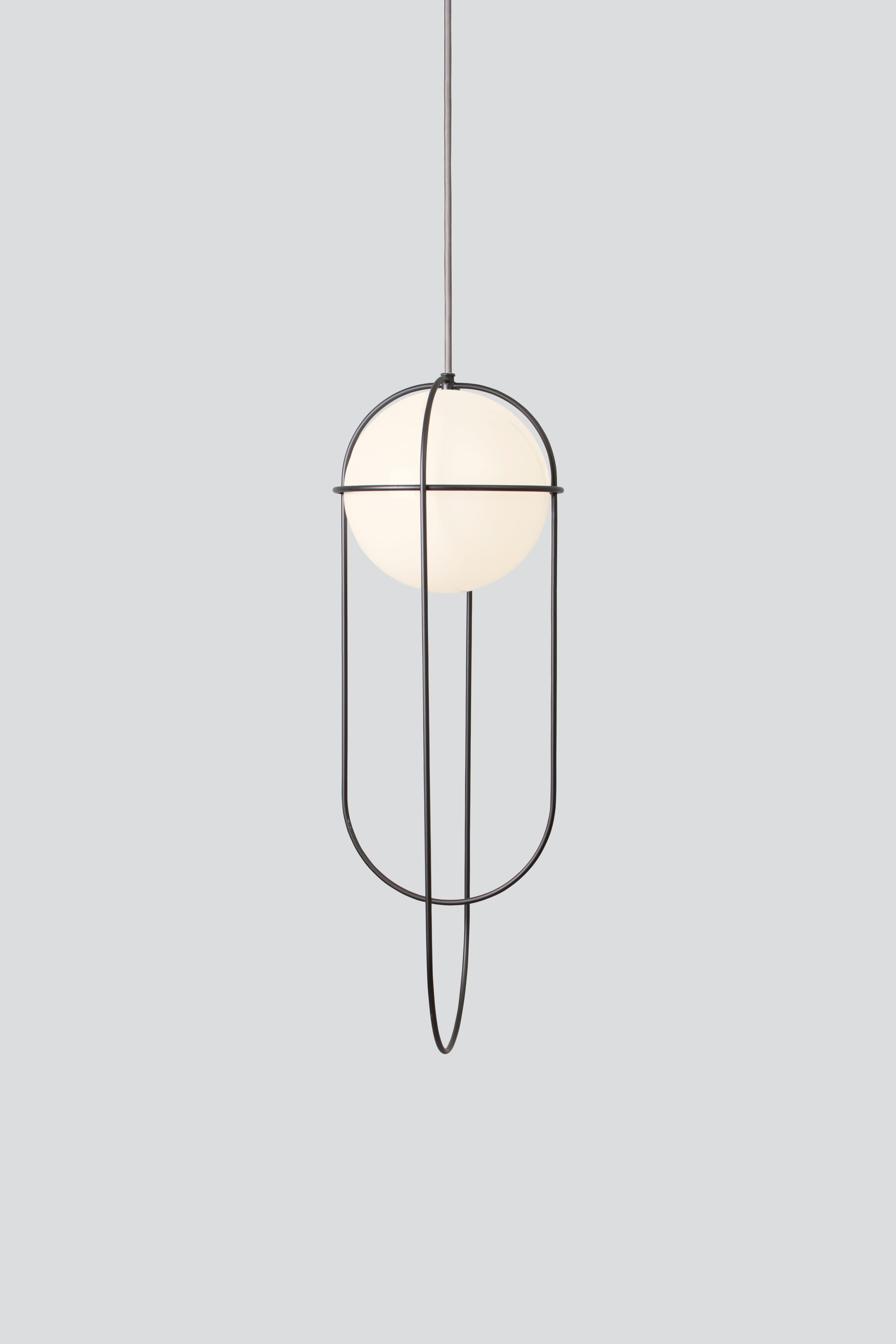 Canadian Contemporary Pendant Lamp 'Orbit', White For Sale