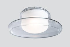Lampada a sospensione contemporanea 'Pace 28-1', traslucida di AND