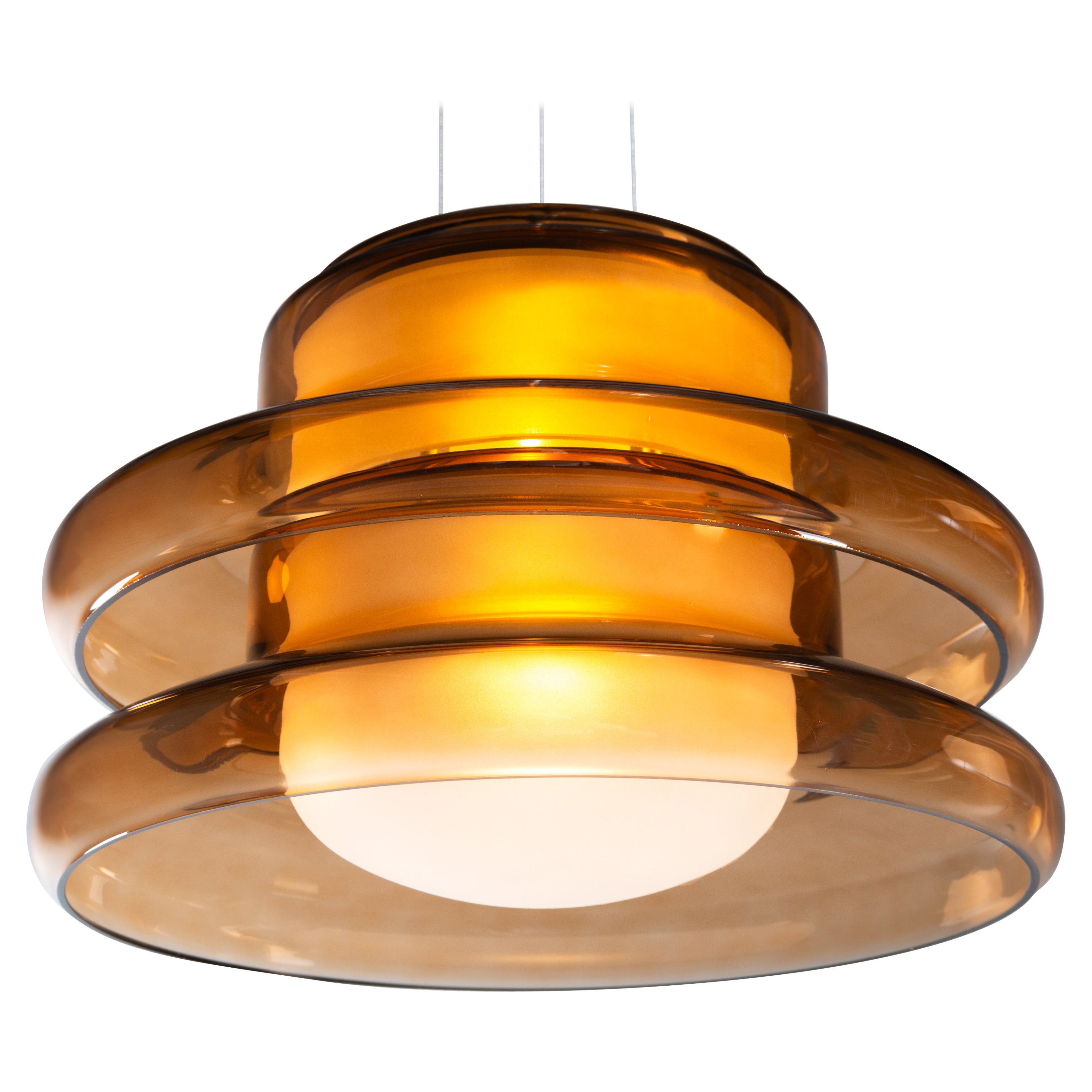 Lampada a sospensione contemporanea 'Pace 28-2', Umber di AND