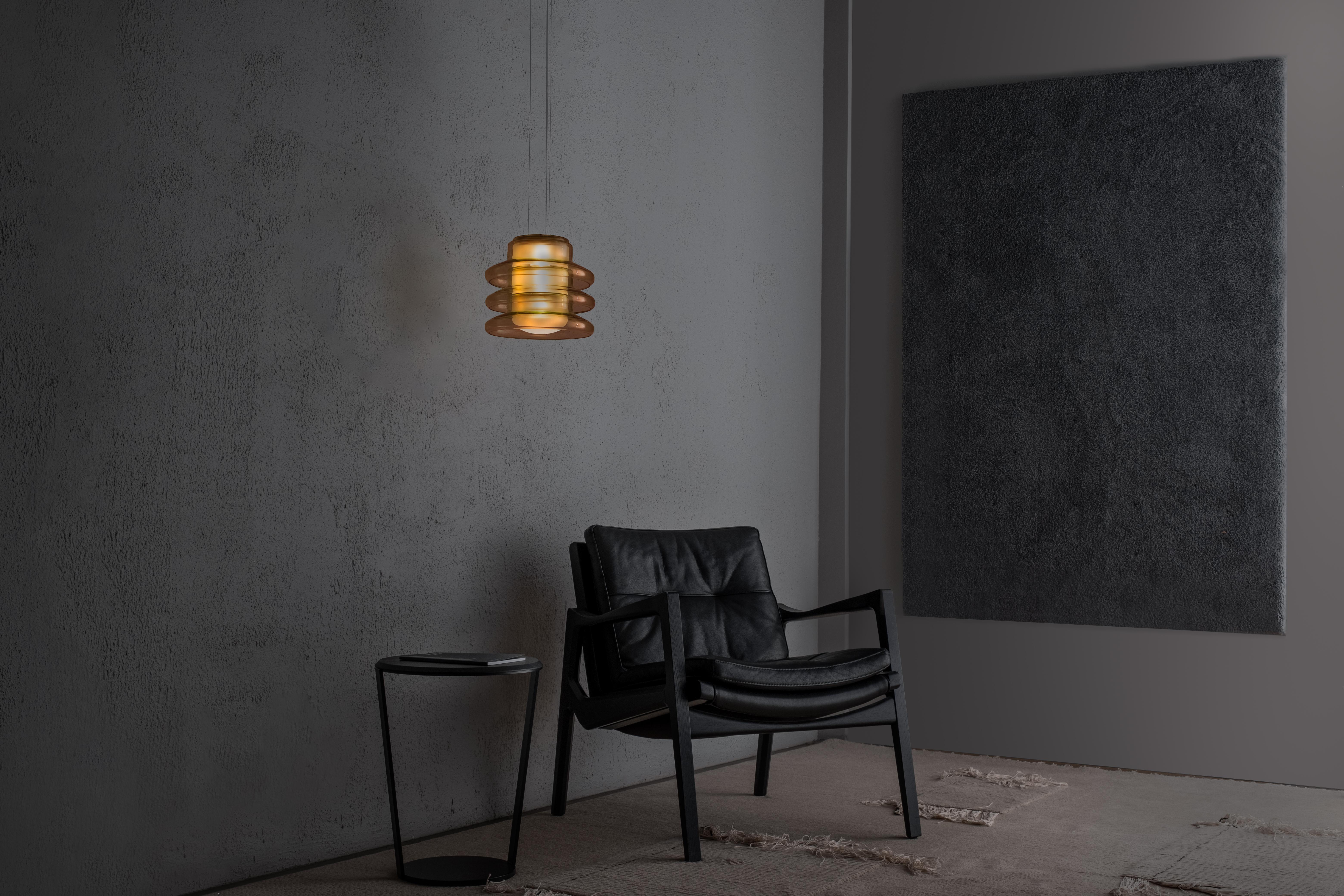 Lámpara colgante contemporánea 'Pace 28-3', translúcida by AND en venta 1