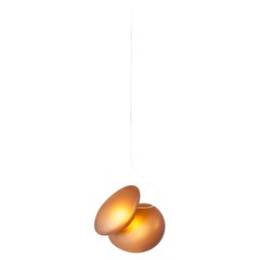 Contemporary Pendant Lamp 'Pebble', Yellow, AC