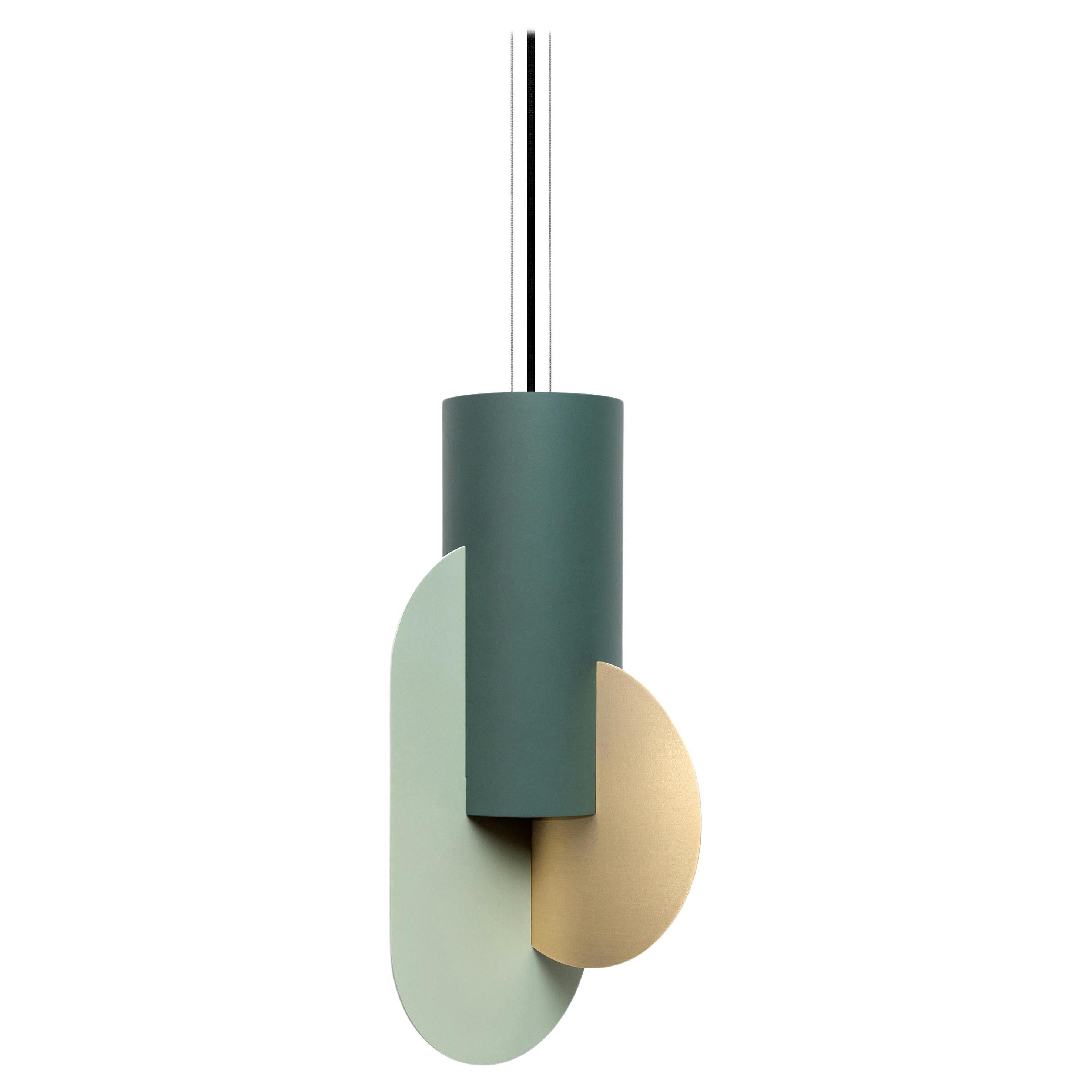 Contemporary Pendant Lamp 'Suprematic Three CS5' by NOOM 