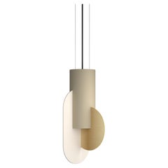 Lampe suspendue contemporaine Suprematic Three CS6 par NOOM en laiton, acier peint