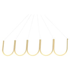 Contemporary Pendant Lamp 'U5' Brass