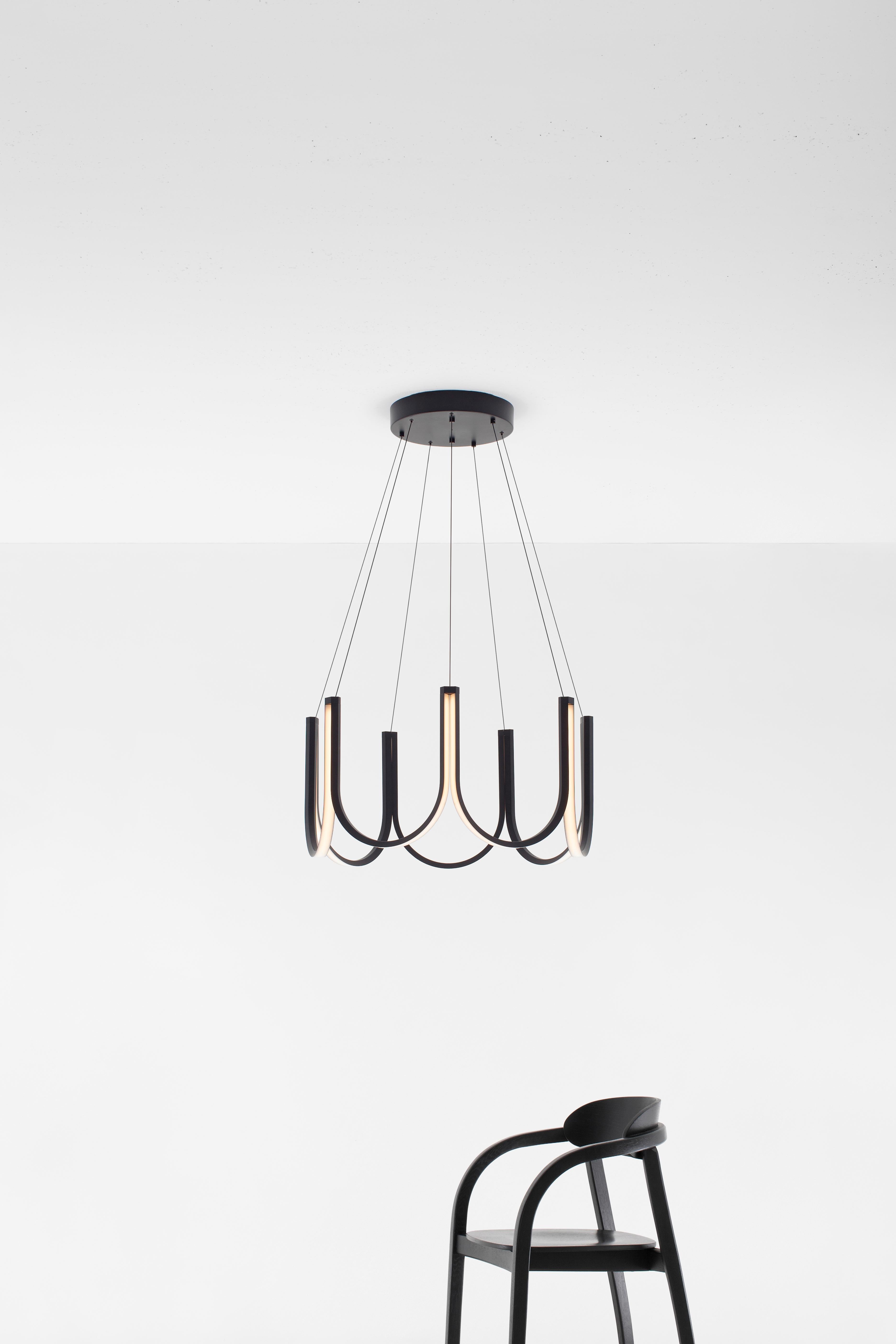 Contemporary Pendant Lamp 'U7' Black In New Condition In Paris, IDF