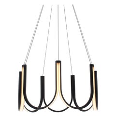 Contemporary Pendant Lamp 'U7' Black