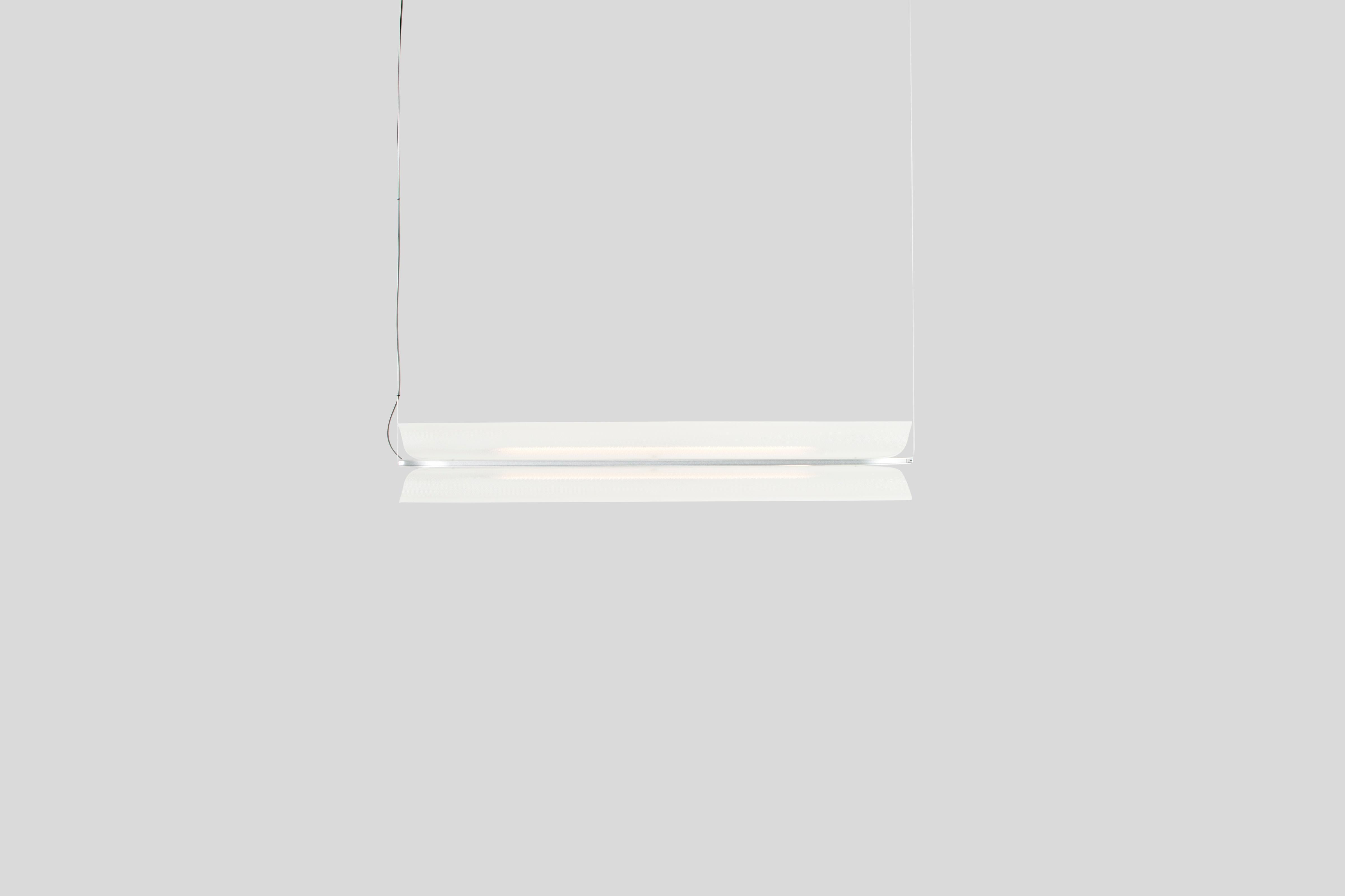 VALE - Pendant Lamp
Design: Caine Heintzman, Editor: ANDLight

The Vale series optimises functionality through its multidirectional luminescence while diffusing soft ambient light.

Materials
– Acrylic
– Aluminum

Dimensions
102 x 30 x 23