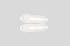 Contemporary Pendant Lamp VALE, Horizontal 2-Top
