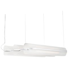 Contemporary Pendant Lamp VALE, Horizontal 3-Flat