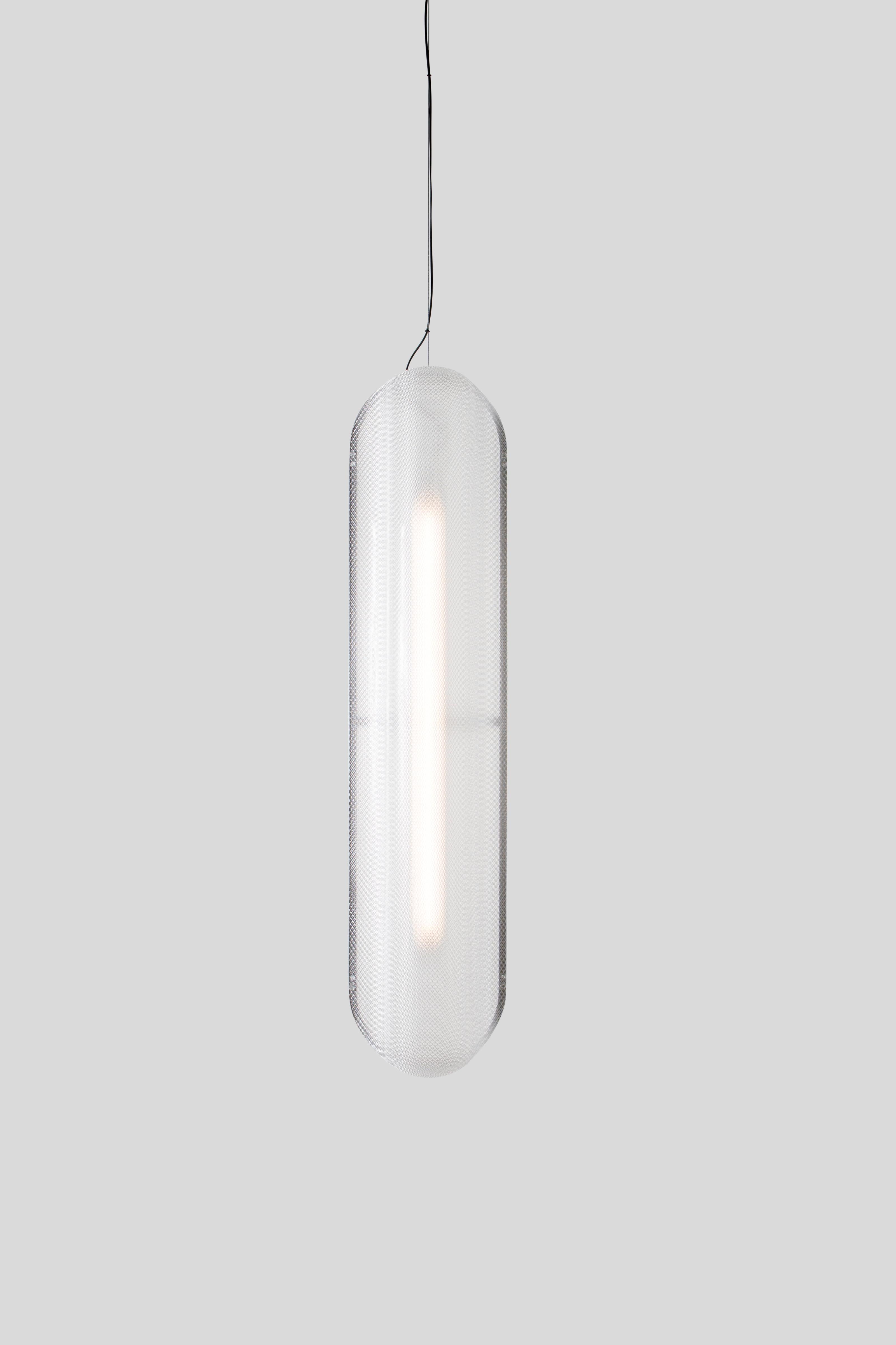 Organic Modern Contemporary Pendant Lamp VALE, Vertical 1 For Sale