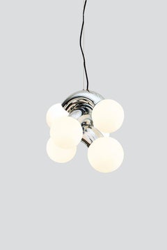 Contemporary Pendant Lamp VINE 3, Chrome