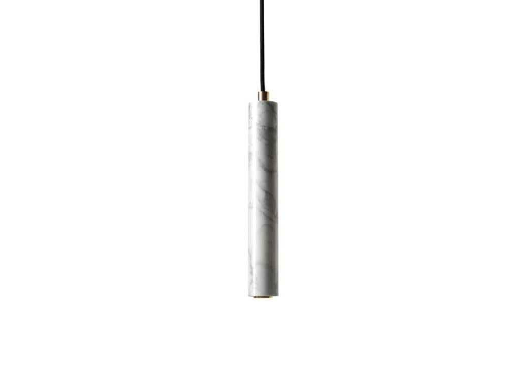 Contemporary Pendant Lamps 'Bang' in Black Lava Stone For Sale 3