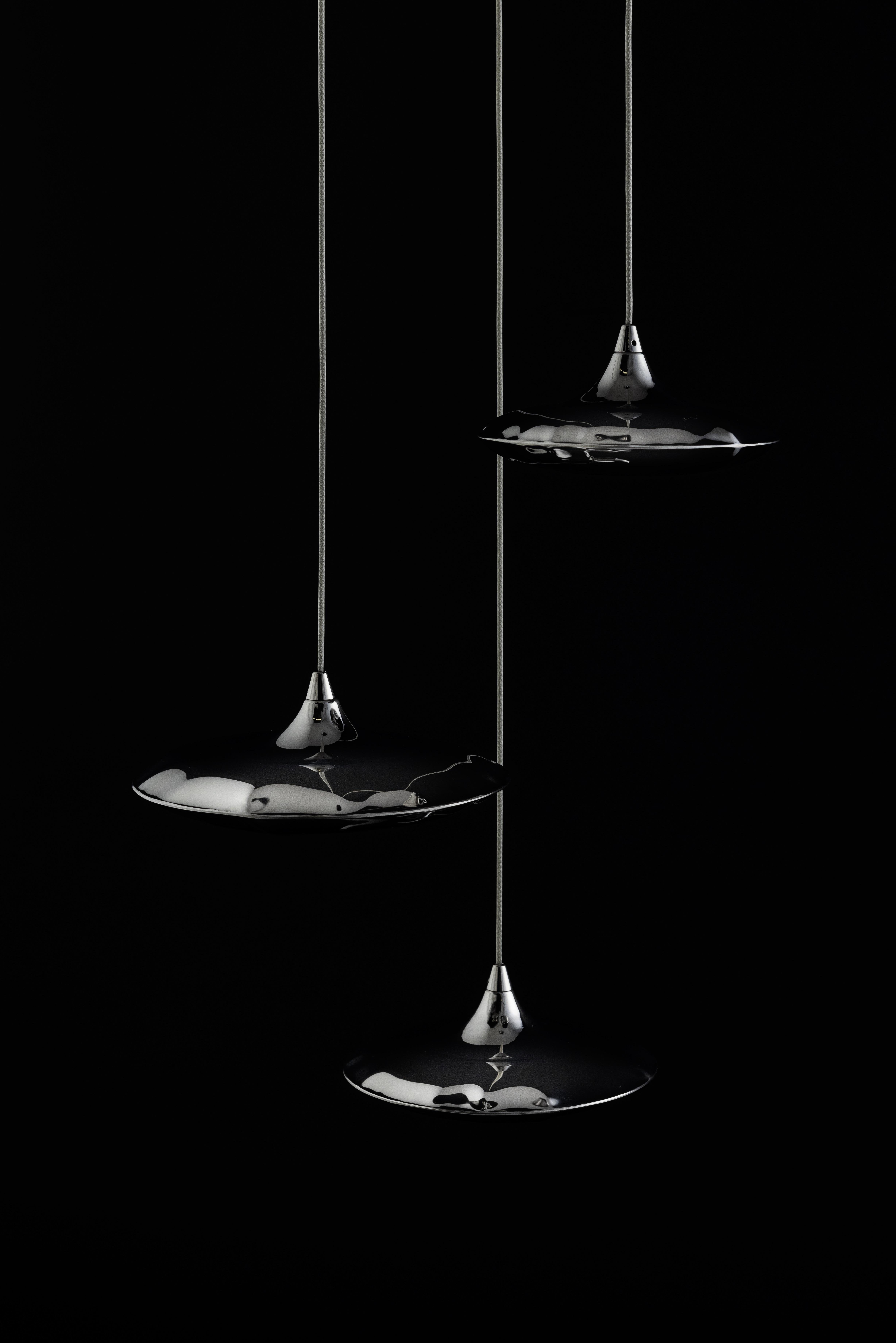 Lámparas colgantes contemporáneas 'Lampin 17' (juego de 3) inox by Zieta en venta 6
