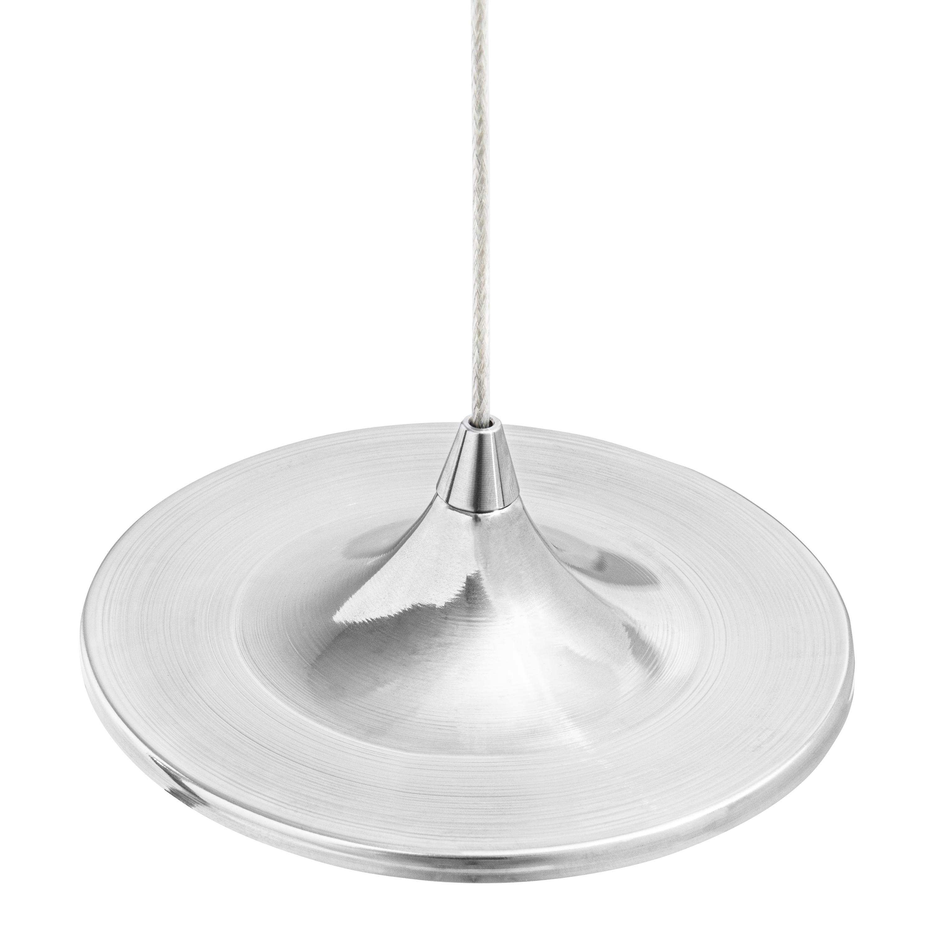 Lampade a sospensione Contemporary 'Luna' (3 set) Inox di Zieta in vendita 2