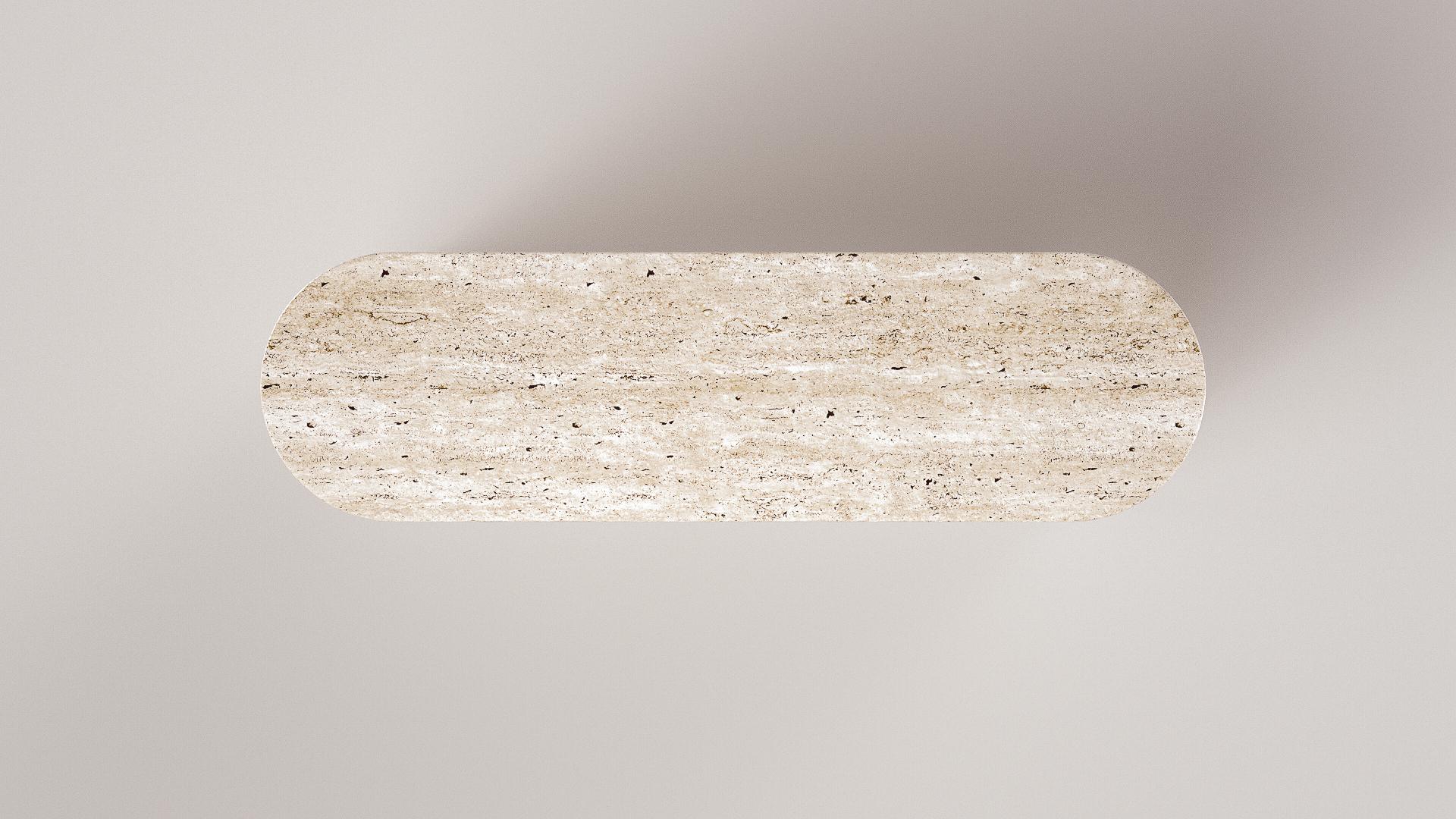 Stone Contemporary Perpetual - Console by Arthur Vallin For Sale
