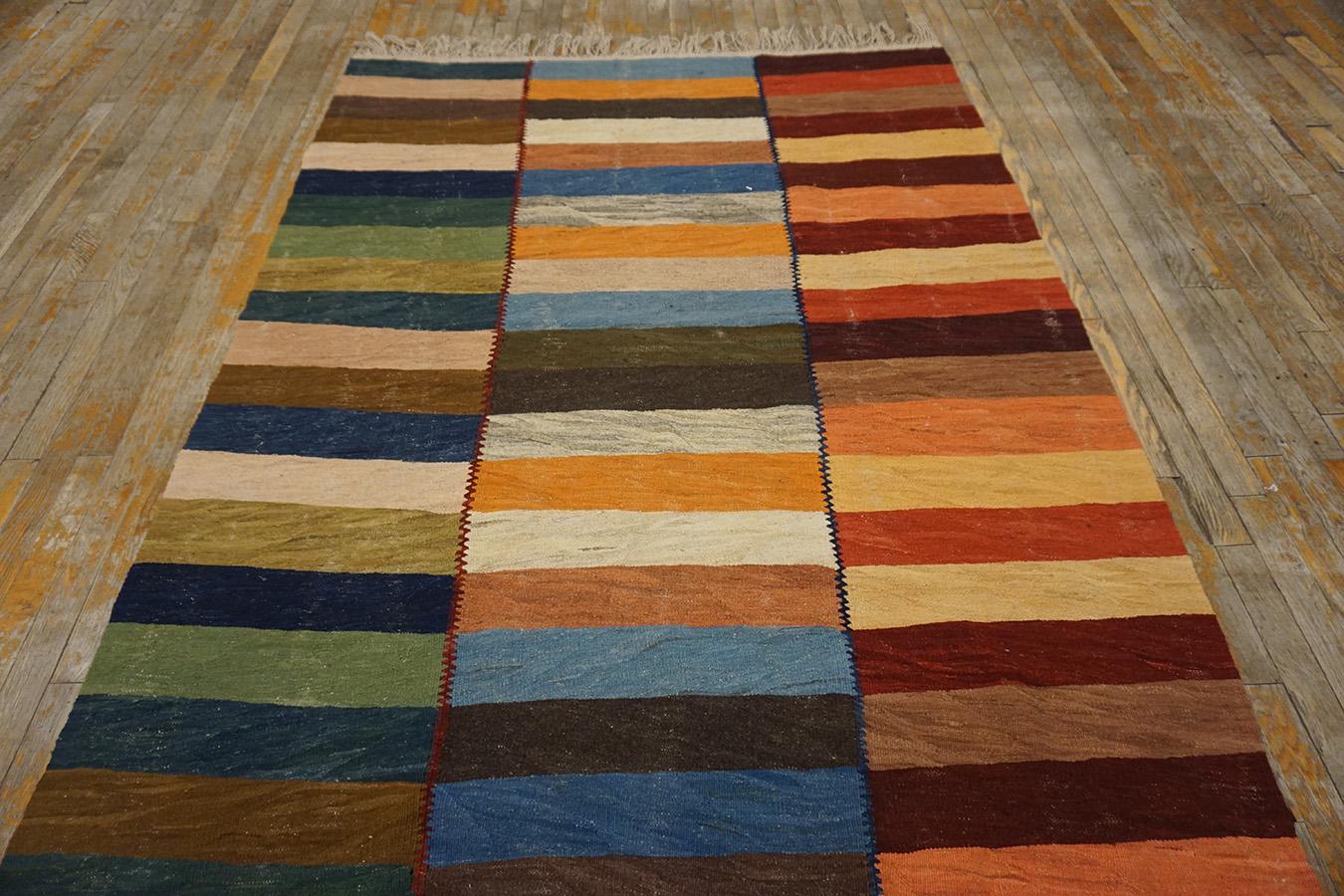 Contemporary Persian Flat-weave ( 5' x 6'7'' - 150 x 201 ) For Sale 2