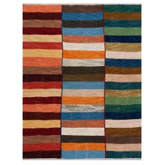 Contemporary Persian Flat-weave ( 5' x 6'7'' - 150 x 201 )