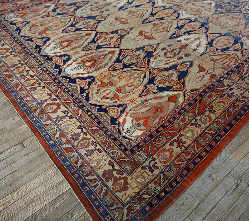 Hand-Knotted Contemporary Persian Mahal Carpet 9' 8
