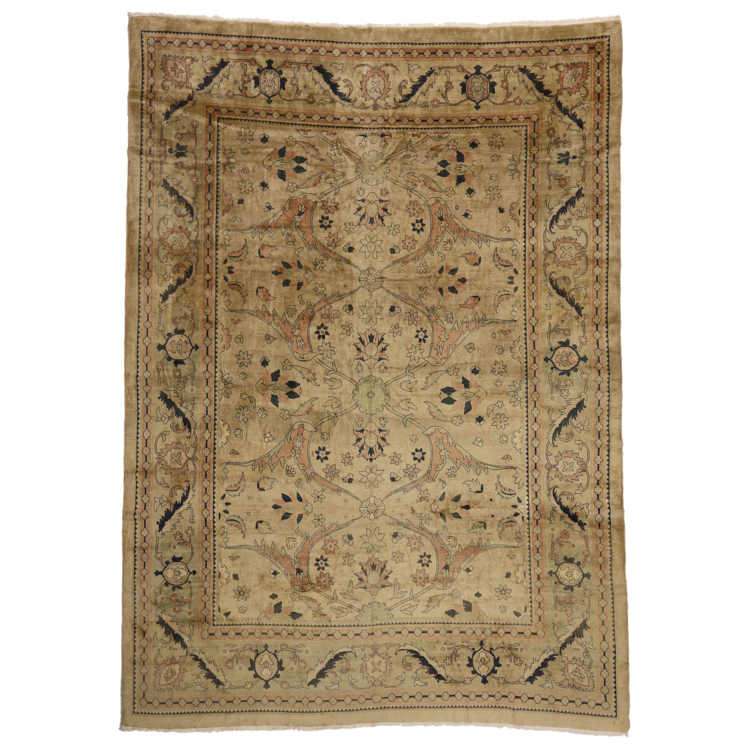 Tapis Mahal persan contemporain de style traditionnel en vente