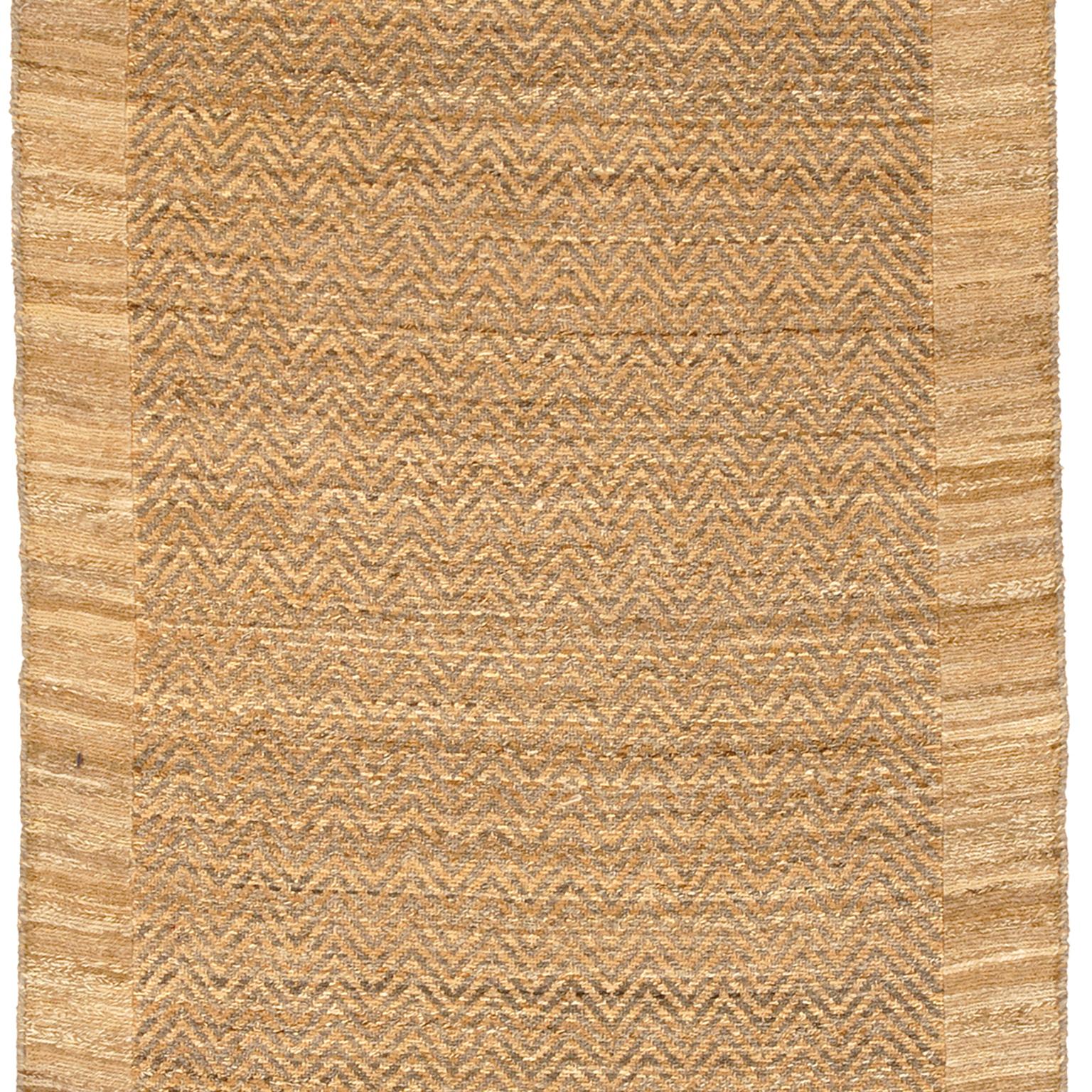 Hand-Woven Contemporary Persian Soumak Carpet