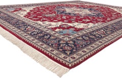 Vintage Pakistani Serapi Rug, Stately Elegance Meets Timeless Appeal