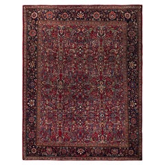 Zeitgenössischer Wollteppich im persischen Stil, 9 ft