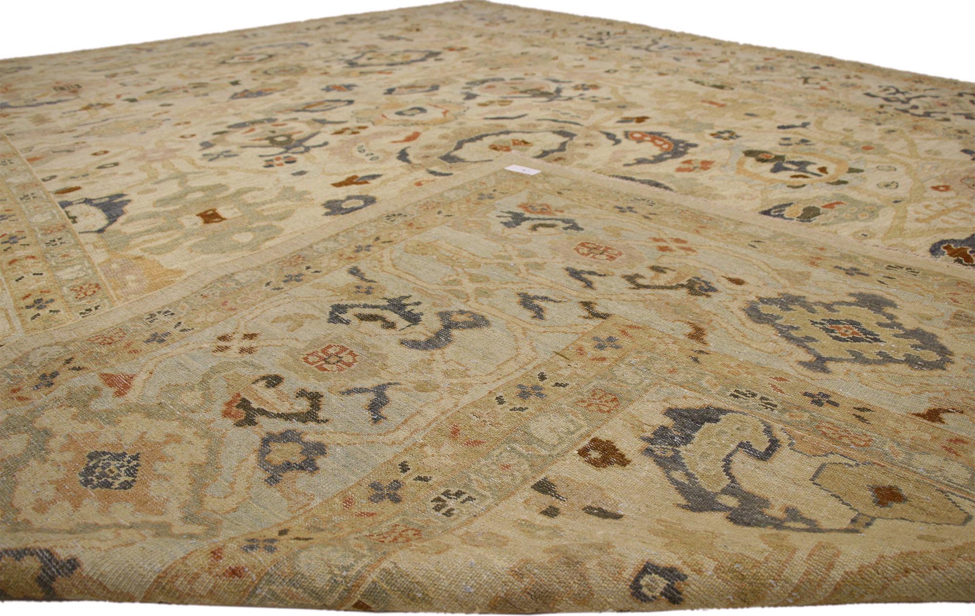 Hand-Knotted Contemporary Persian Sultanabad Carpet For Sale