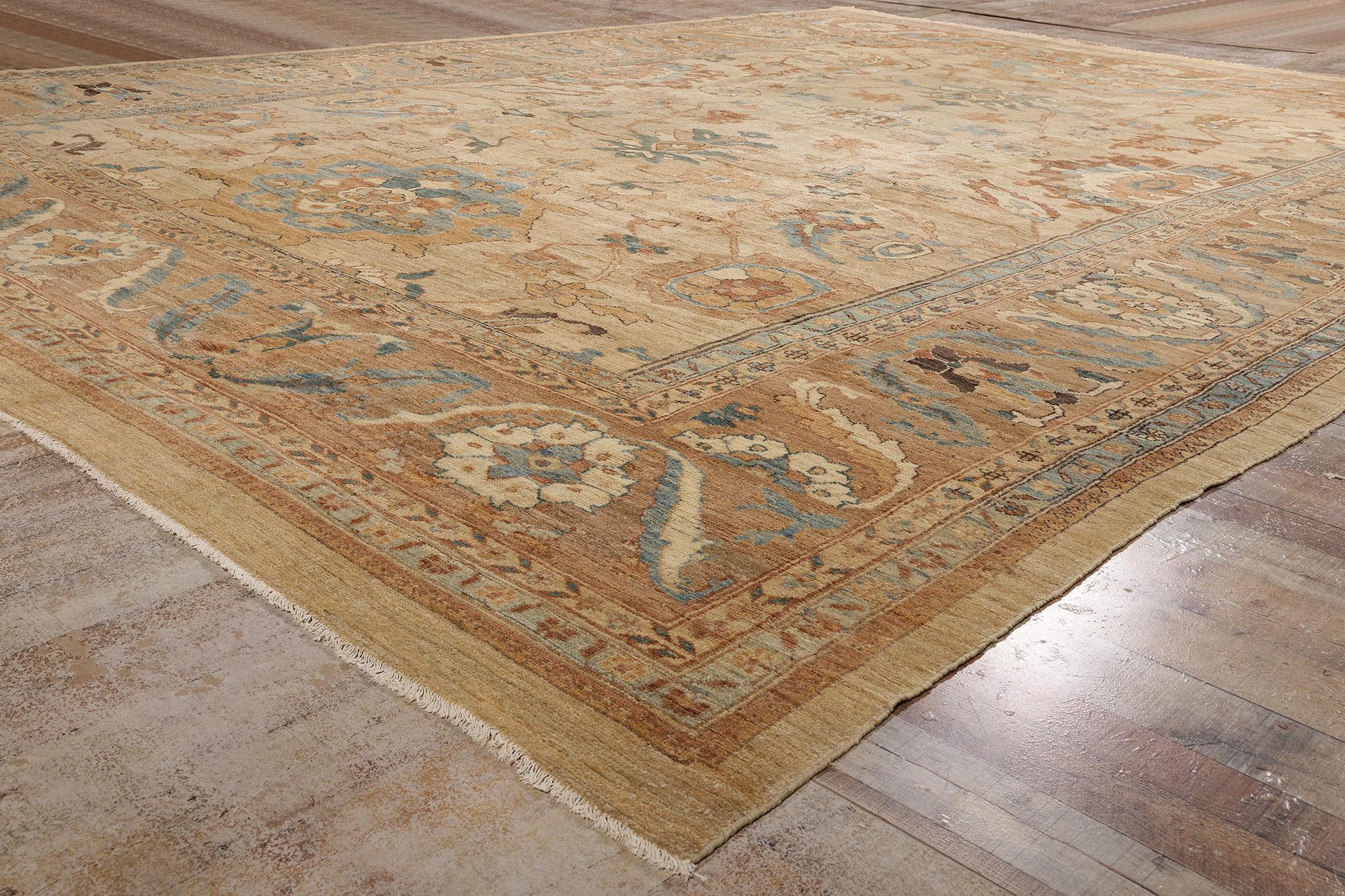 Annodato a mano Tappeto persiano contemporaneo Sultanabad Rugs, 13'00 x 18'00 in vendita