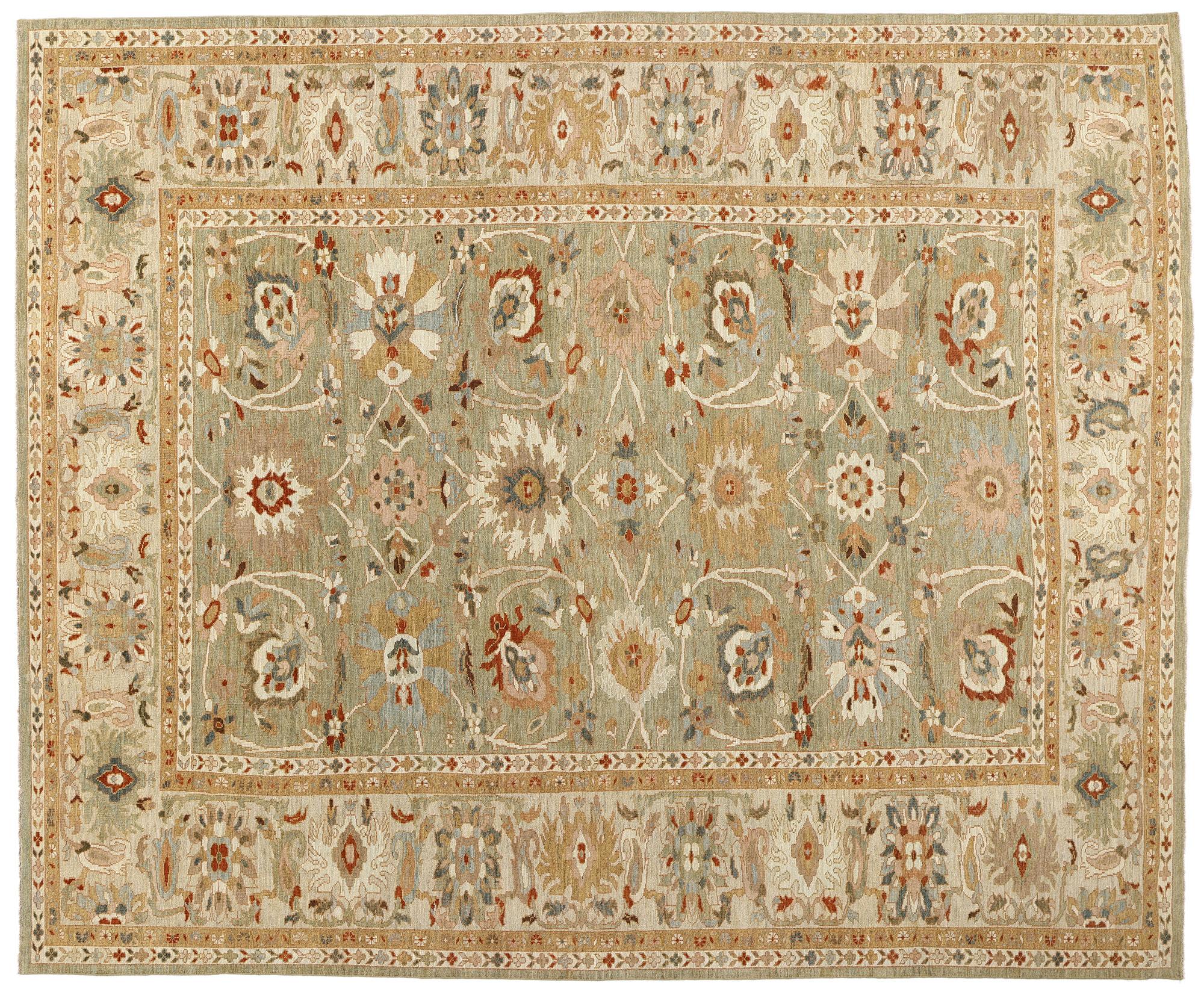Contemporary Persian Sultanabad Rug For Sale 4