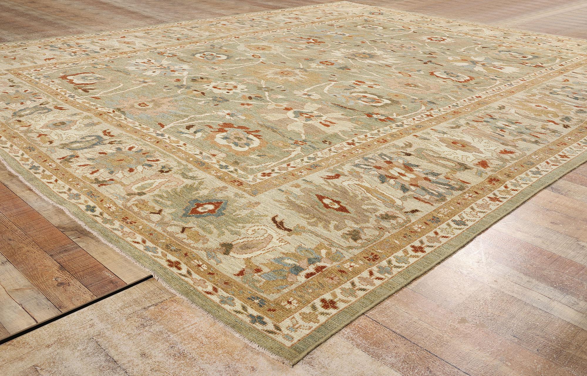 Contemporary Persian Sultanabad Rug For Sale 1