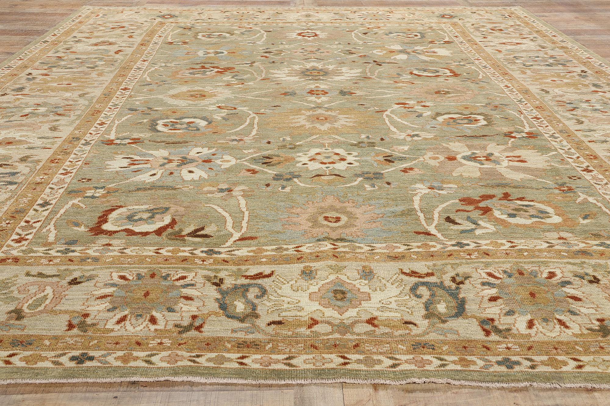 Contemporary Persian Sultanabad Rug For Sale 2