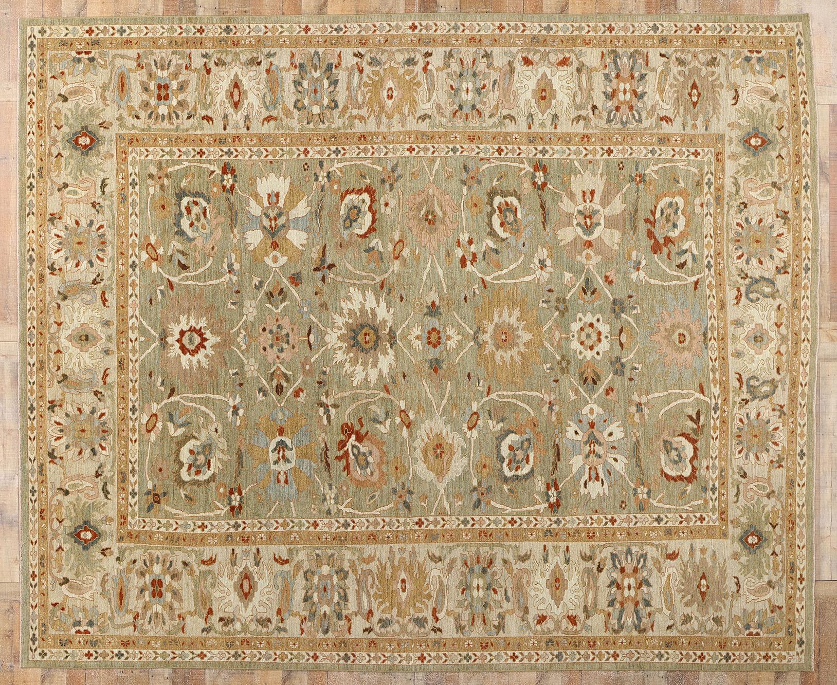 Contemporary Persian Sultanabad Rug For Sale 3