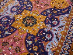 Hand-Knotted Rug in Petag Tabriz antique design
