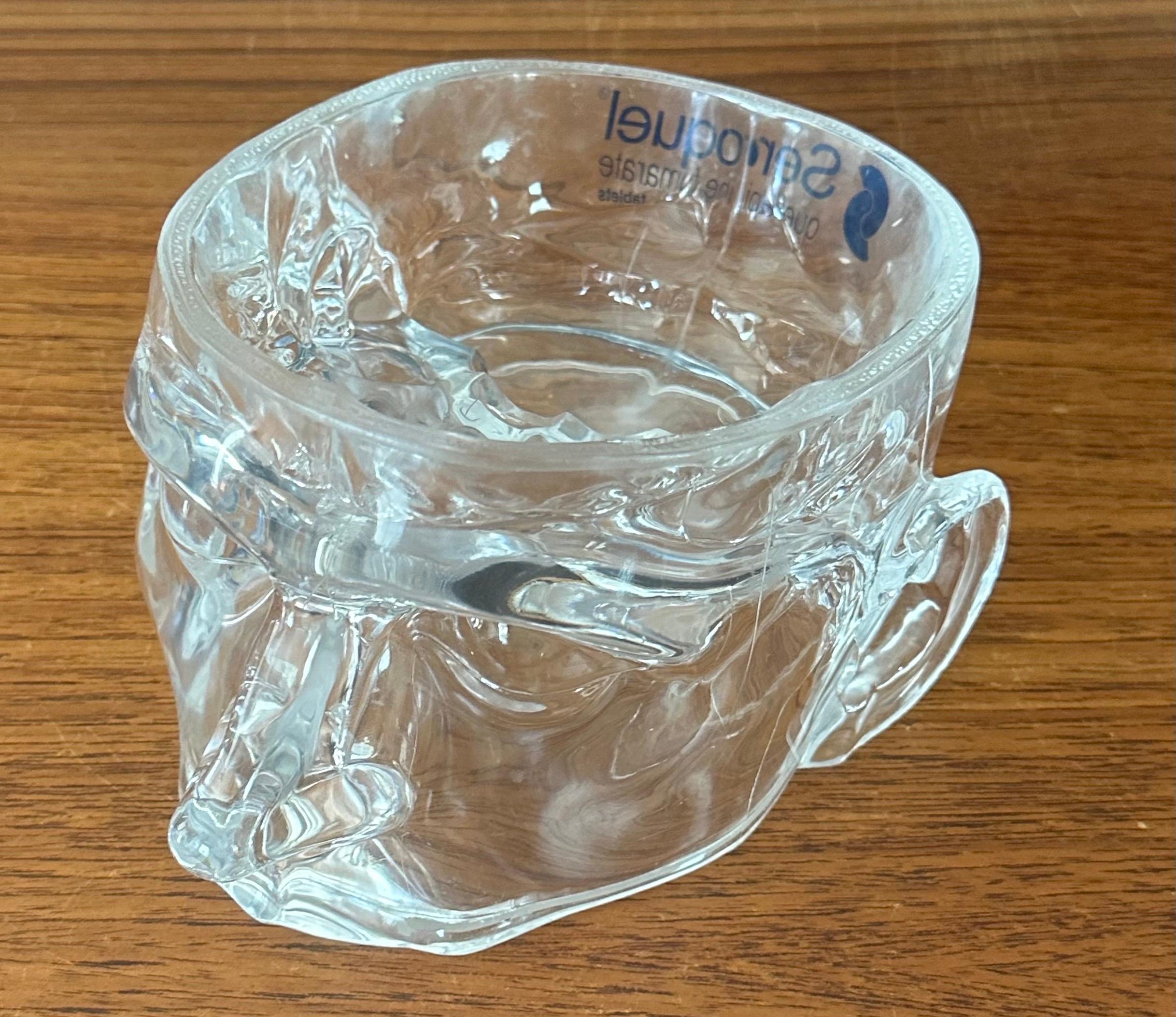 Modello di cervello farmaceutico contemporaneo con cranio in lucite in vendita 6