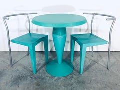 Philippe Starck for Kartell Mint Green Bistro Set, 3 Pieces