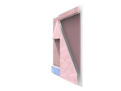 Contemporary Photography Relief, George Byrne, Peach Wall with Purple, 2018