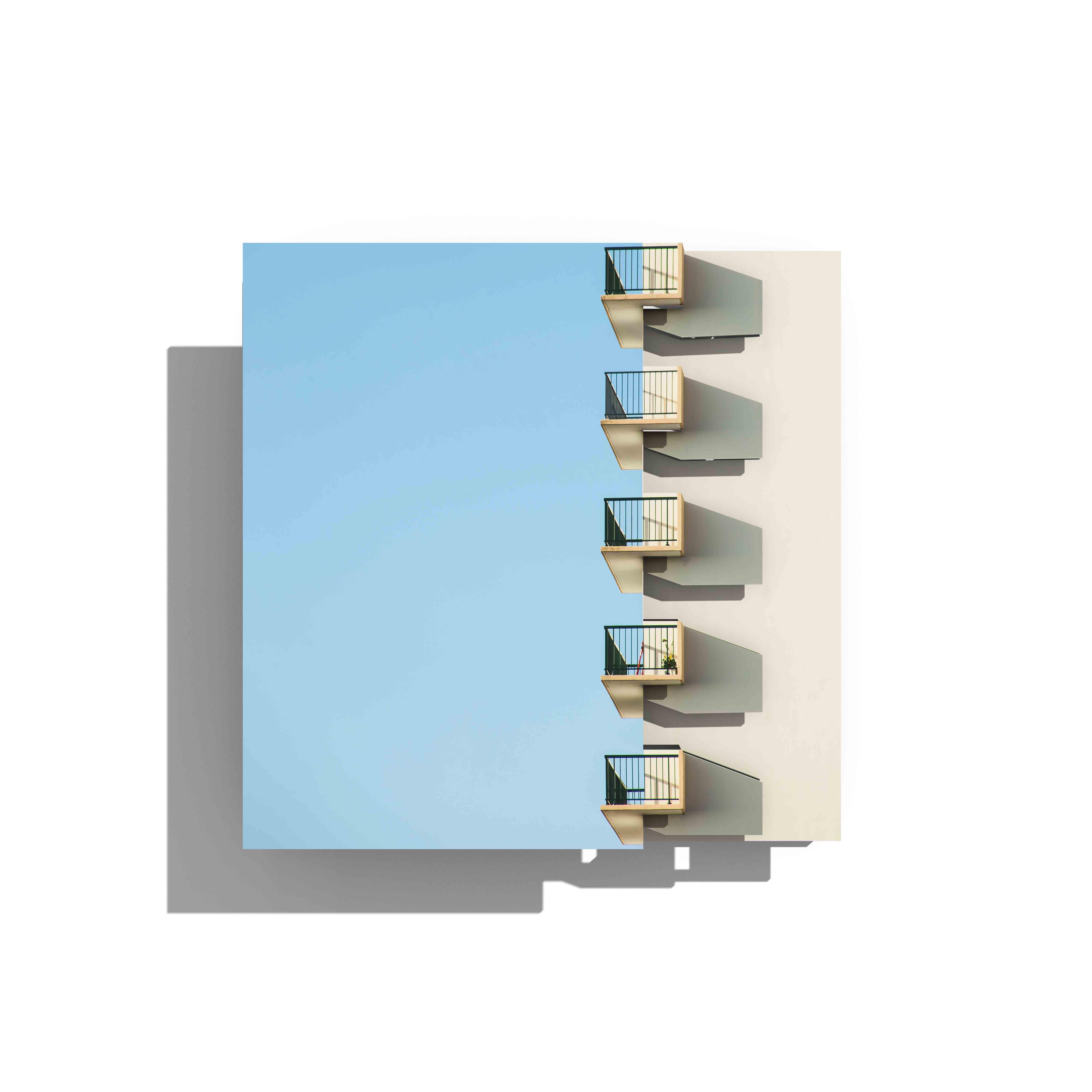 Contemporary Photography Relief Wall Sculpture Matthieu Venot Who Wants Sky 2018