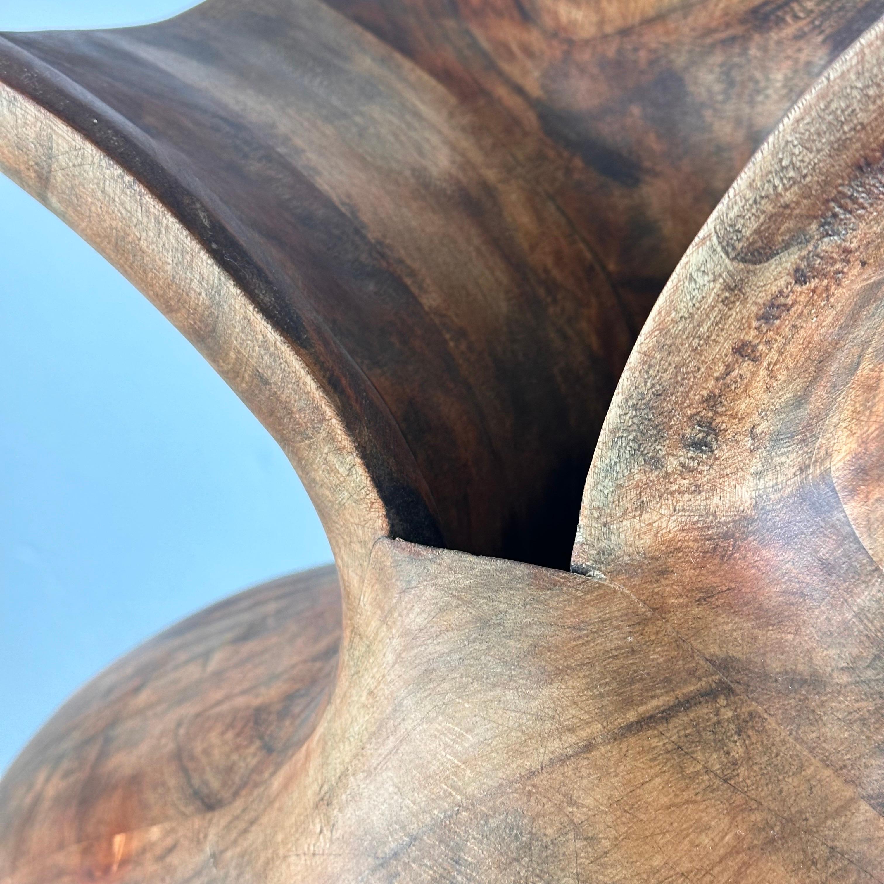 Contemporary Phytomorphic Sculpture Vase aus Holz für FORME, 2024, Italien im Angebot 6