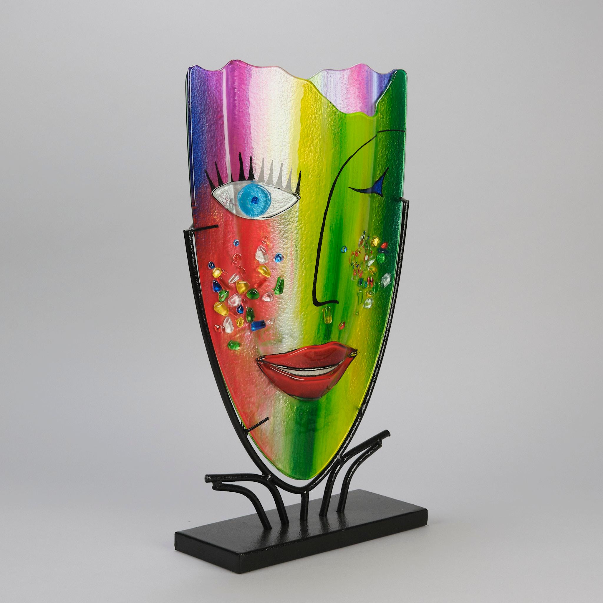 Stampato Vaso contemporaneo in stile Picasso intitolato 
