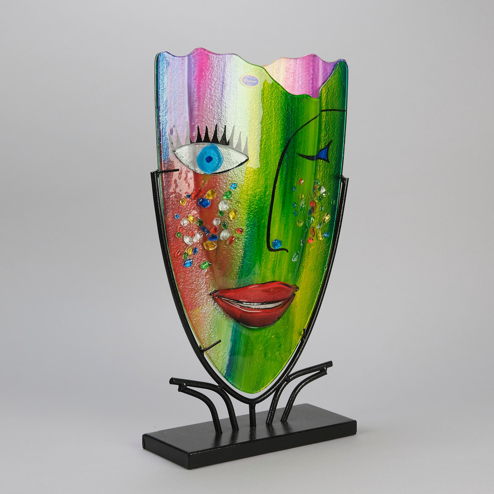 Vaso contemporaneo in stile Picasso intitolato 