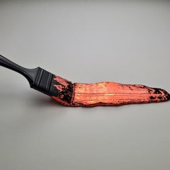 Contemporaneo "Quadro Rosso e Nero XL", Tutti i pezzi sono numerati, Fatto a mano in Italia