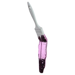 Cuadro Contemporáneo "Blanco y Rosa XL", Todas las Piezas Numeradas, Hecho a Mano en Italia