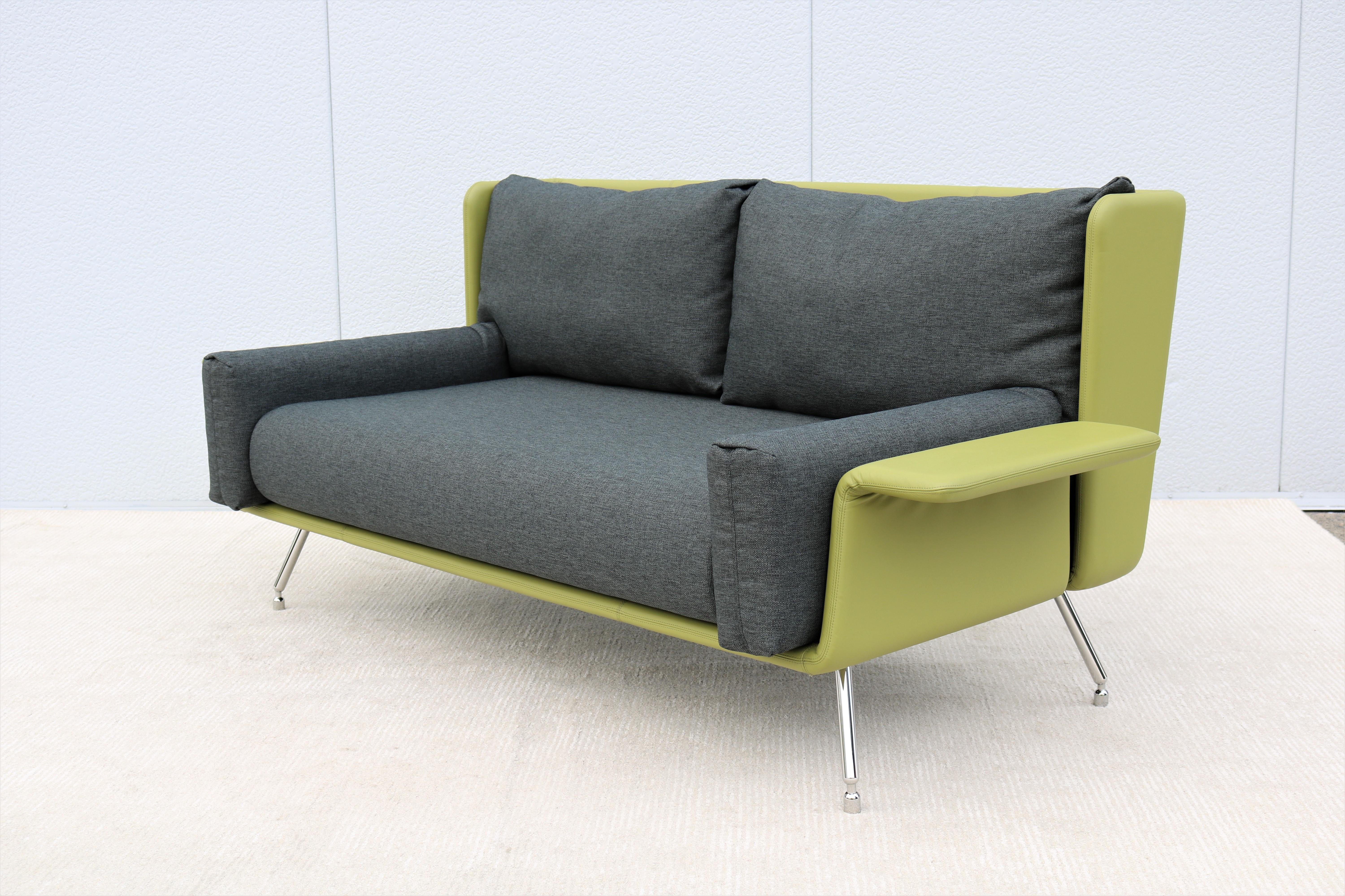 Modern Contemporary Pierre Beucler for Knoll Architecture & Associes Residential Settee For Sale