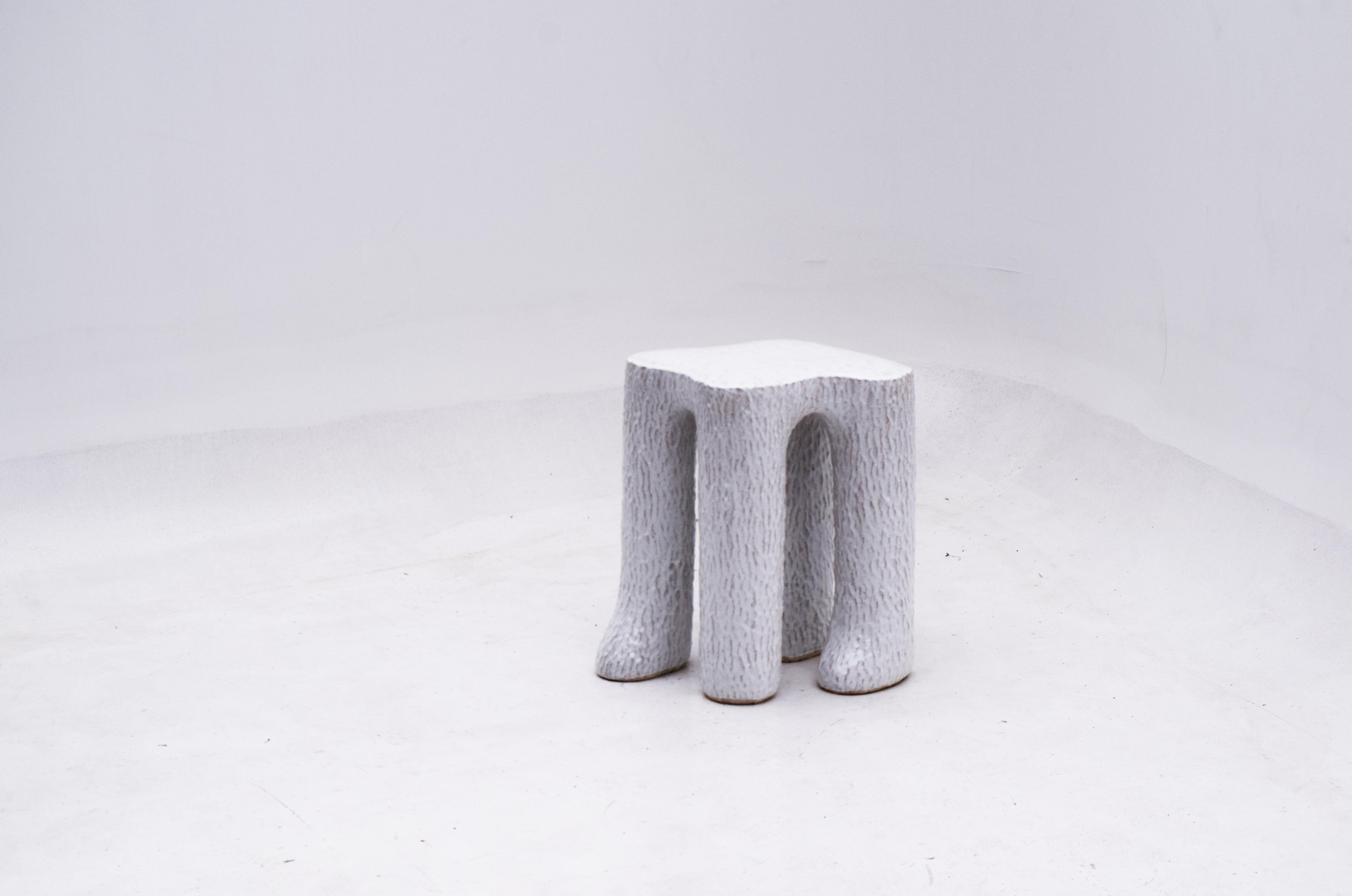 The Pillar series is a series of hand-built stools/ side tables in ceramic 

Dimension:
40 x 40 x 50cm H

Using stoneware and sand finishing material/ hand building techniques of ceramic.

Additional info:
The wooden box is included in the