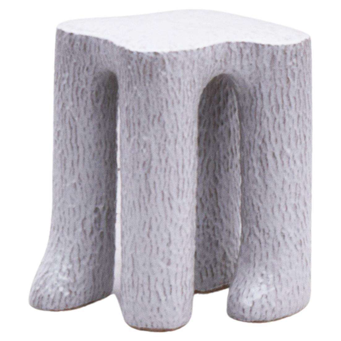 Contemporary Pillar Coffee Table '4 Legs' in Ceramic For Sale