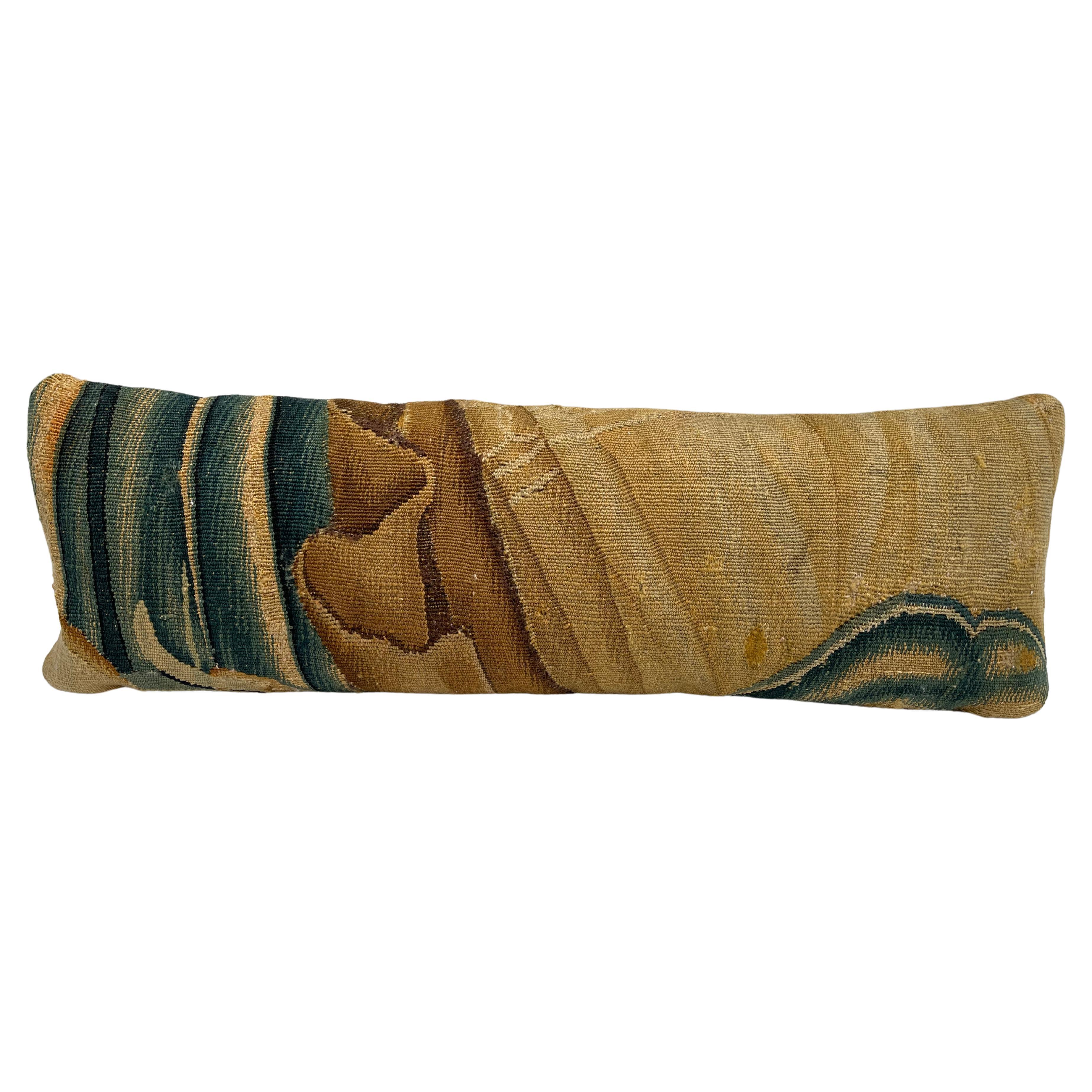 Contemporary Pillow Made from 17th Century Renaissance Flemish Tapestry For Sale