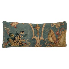 Antique Contemporary Pillow Made from 18th Century French Tapestry