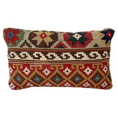 Antique Contemporary Pillow Made from 19th Century Tribal Ghashghai