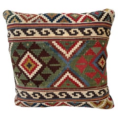 Contemporary Pillow Made from 19th Century Tribal Ghashghai