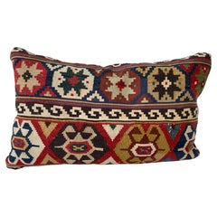 Antique Contemporary Pillow Made from 19th Century Tribal Ghashghai